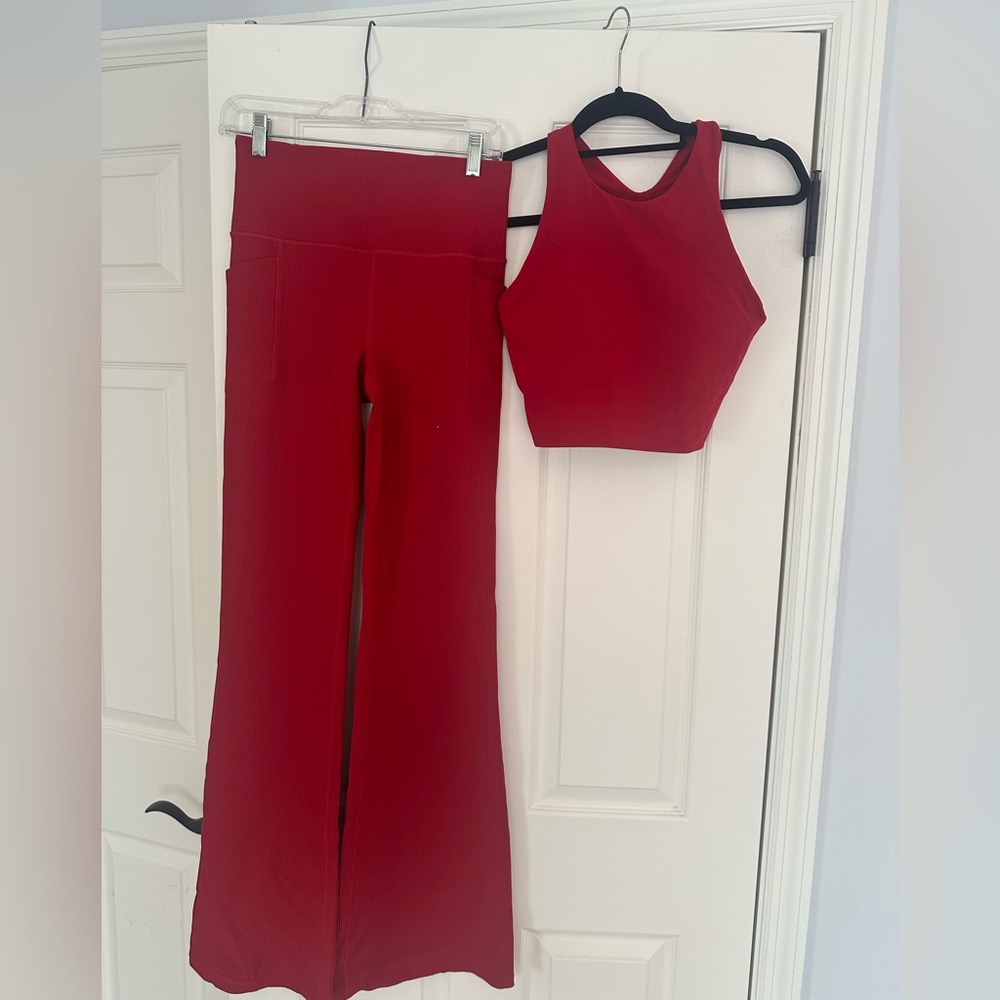Athleta Red Set (selling together)